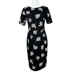 Vince Camuto Women’s Contemporary Black Floral Quiet Luxury Career Dress S/C34‎